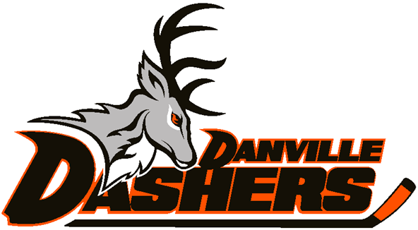 Danville Dashers 2014 15-Pres Primary Logo vinyl decal